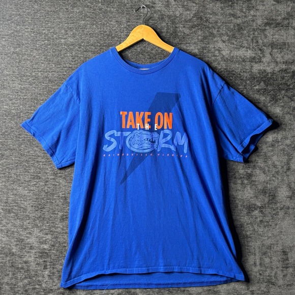 Delta Other - Florida Gators Take On The Storm Nissan Sunshine Showdown Blue T-Shirt XL